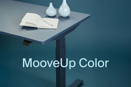 MooveUp Color – the new version of Hoof’s well-proven sit-stand desk system
