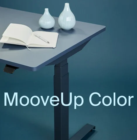 MooveUp Color – the new version of Hoof’s well-proven sit-stand desk system
